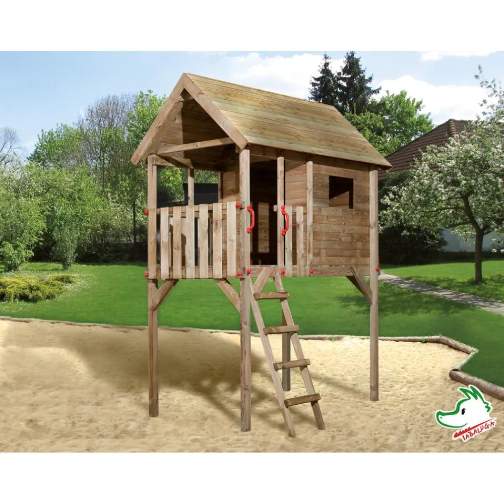 Weka Gartenspielgeräte > Tabaluga Kinderstelzenhaus 815, ca. B125/H332/T235 cm