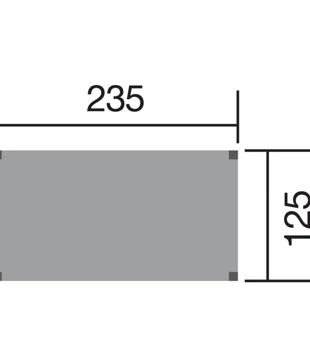 Weka Gartenspielgeräte - Tabaluga Stelzenhaus 815 inkl. Rutsche, ca. B235/H332/T125 cm