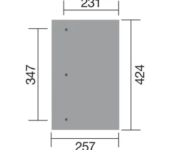 Weka Pergolen > Terrassenüberdachung 671