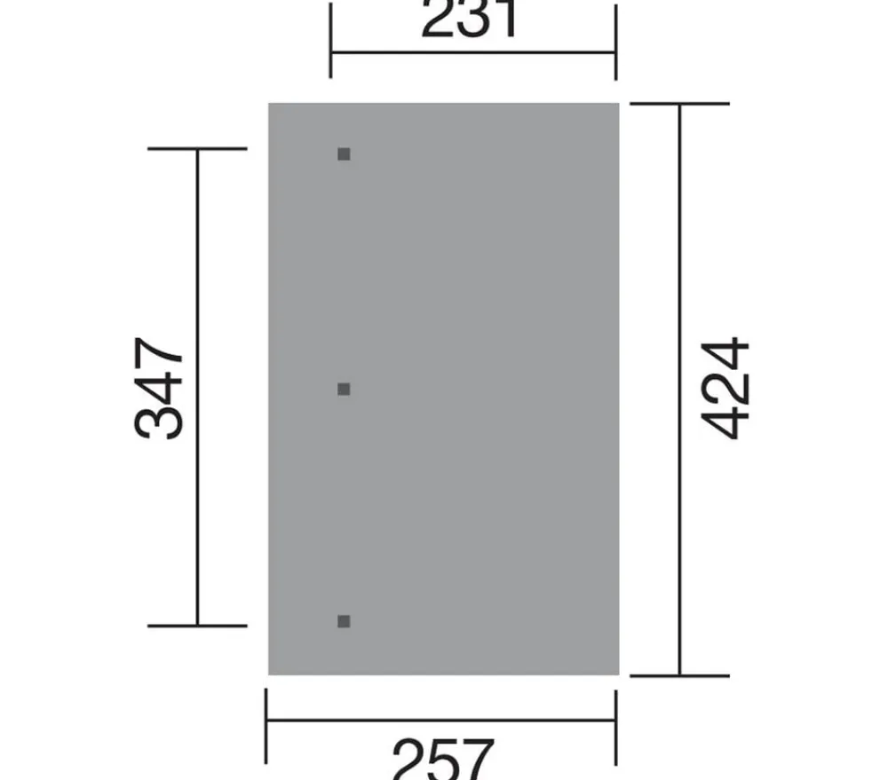 Weka Pergolen > Terrassenüberdachung 671