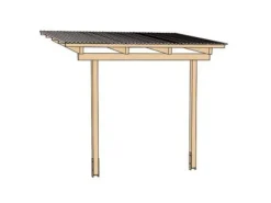 Weka Pergolen - Terrassenüberdachung 671 Natur
