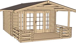Weka Gartenhäuser & Gerätehäuser - Weekendhaus 137 B Natur
