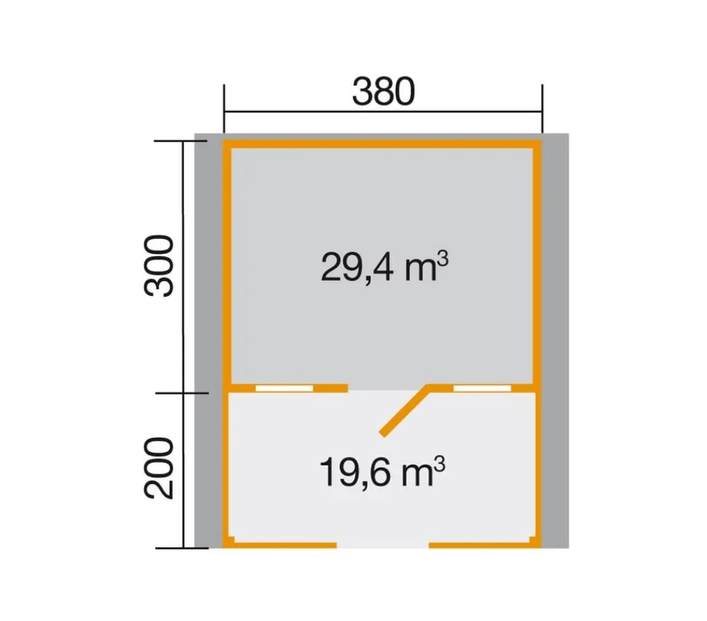 Weka Weekendhaus 138 Gr. 1, ca. B450/H299/T514 cm Natur Online
