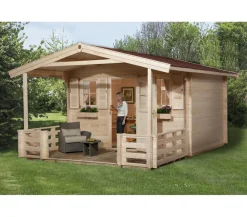 Weka Gartenhäuser & Gerätehäuser > Weekendhaus 138 Gr. 2, ca. B450/H299/T594 cm
