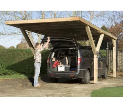 Weka Carports & Garagen > Y-Carport, ca. B306/H250/T606 cm