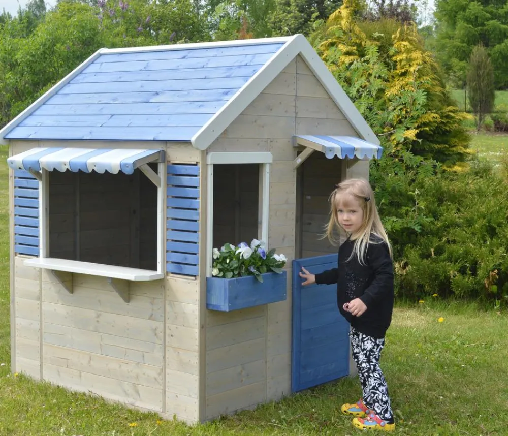 Wendi Toys Gartenspielgeräte > Spielhaus Delfin, ca. B120/H155/T120 cm