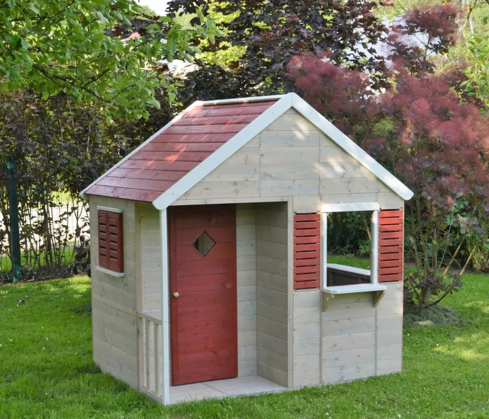 Wendi Toys Gartenspielgeräte - Spielhaus Krokodil, ca. B120/H168/T155 cm