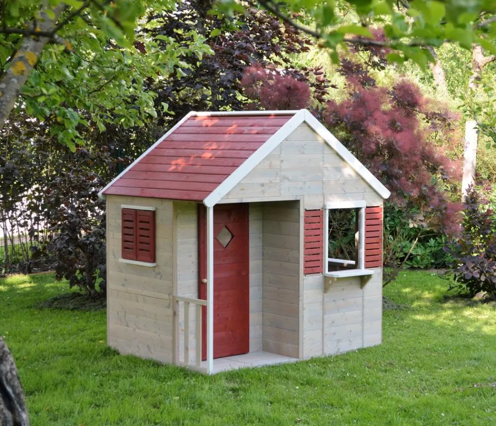 Wendi Toys Gartenspielgeräte - Spielhaus Krokodil, ca. B120/H168/T155 cm