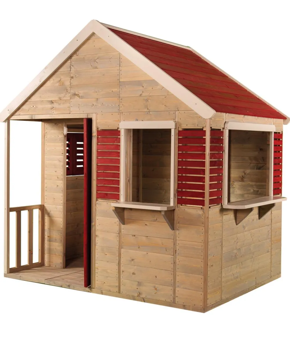 Wendi Toys Gartenspielgeräte - Spielhaus Krokodil, ca. B120/H168/T155 cm