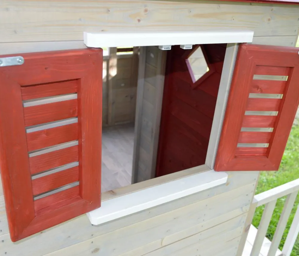Wendi Toys Gartenspielgeräte - Spielhaus Krokodil, ca. B120/H168/T155 cm