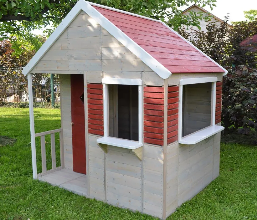 Wendi Toys Gartenspielgeräte - Spielhaus Krokodil, ca. B120/H168/T155 cm