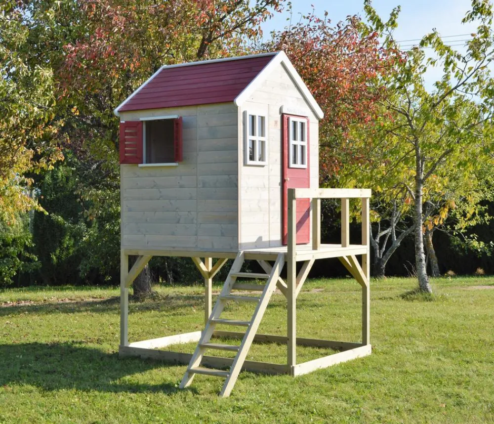 Wendi Toys Spielhaus Storch, ca. B160/H242/T190 cm Outlet