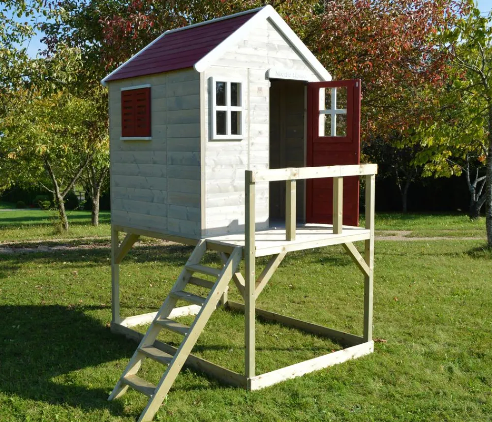 Wendi Toys Spielhaus Storch, ca. B160/H242/T190 cm Outlet