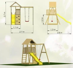 Wendi Toys Gartenspielgeräte > Spielturm Biene