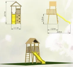 Wendi Toys Gartenspielgeräte - Spielturm Falke