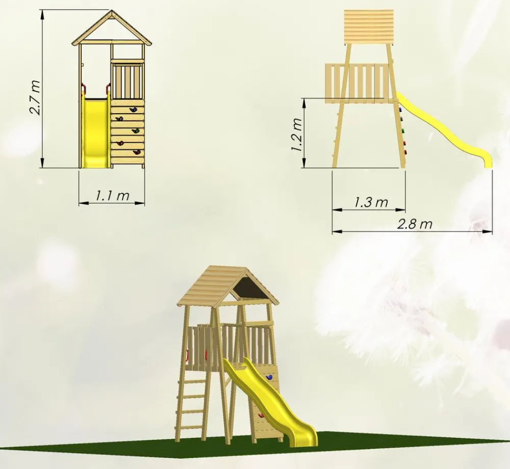 Wendi Toys Gartenspielgeräte - Spielturm Falke