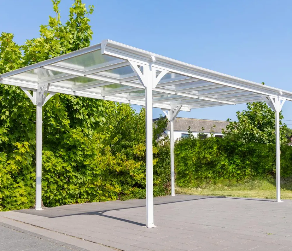 Westmann Carports & Garagen > Aluminium-Carport Helsinki, ca. B305/H232/T503 cm