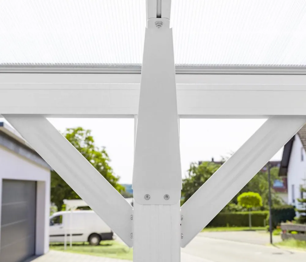 Westmann Carports & Garagen > Aluminium-Carport Helsinki, ca. B305/H232/T503 cm