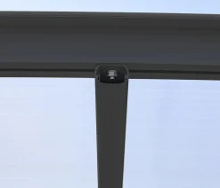 Westmann Aluminium-Carport Helsinki, ca. B305/H232/T503 cm Anthrazit