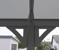 Westmann Aluminium-Carport Helsinki, ca. B305/H232/T503 cm Anthrazit