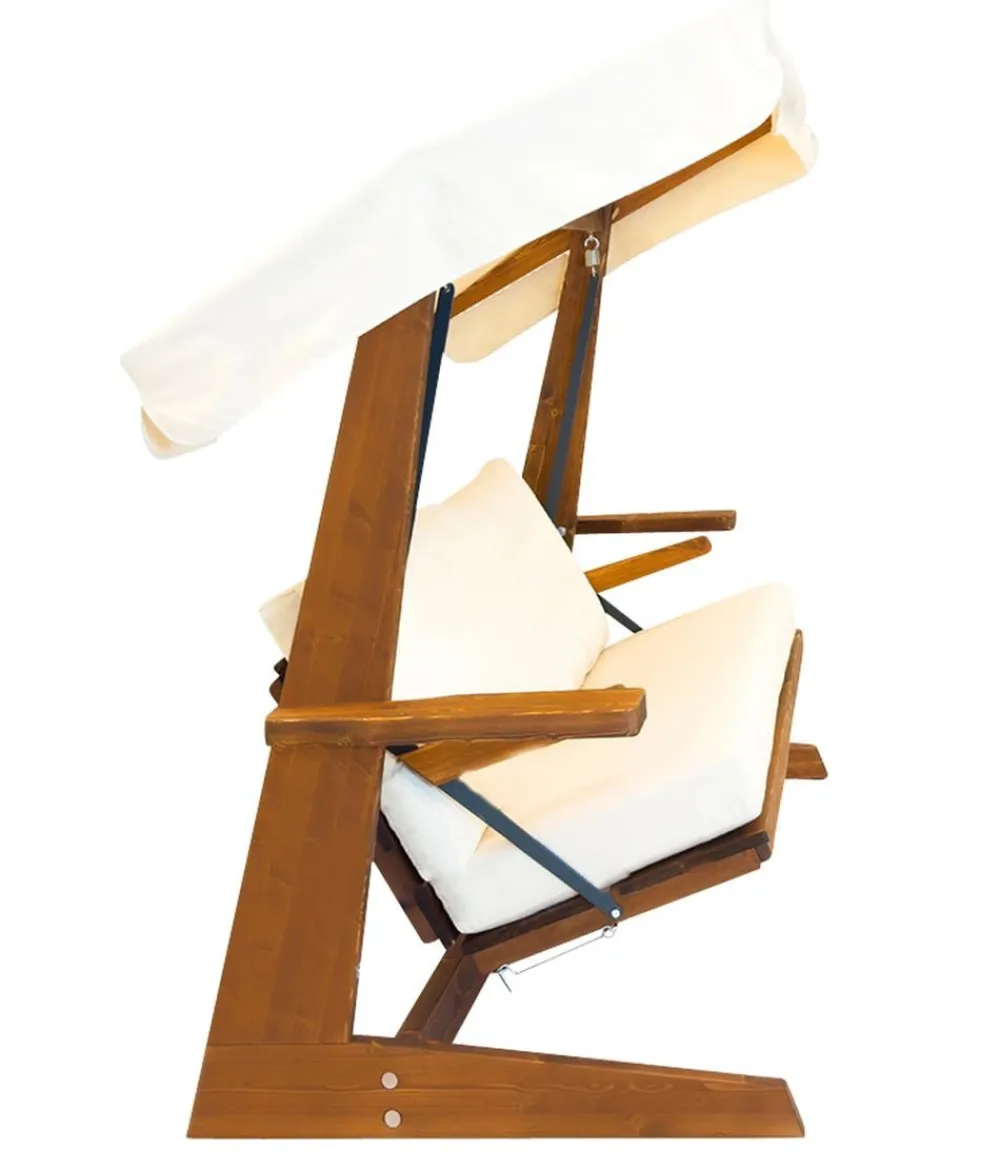 Westmann Hollwoodschaukel Viva 2400, ca. B237/H175/T115 cm Beige New