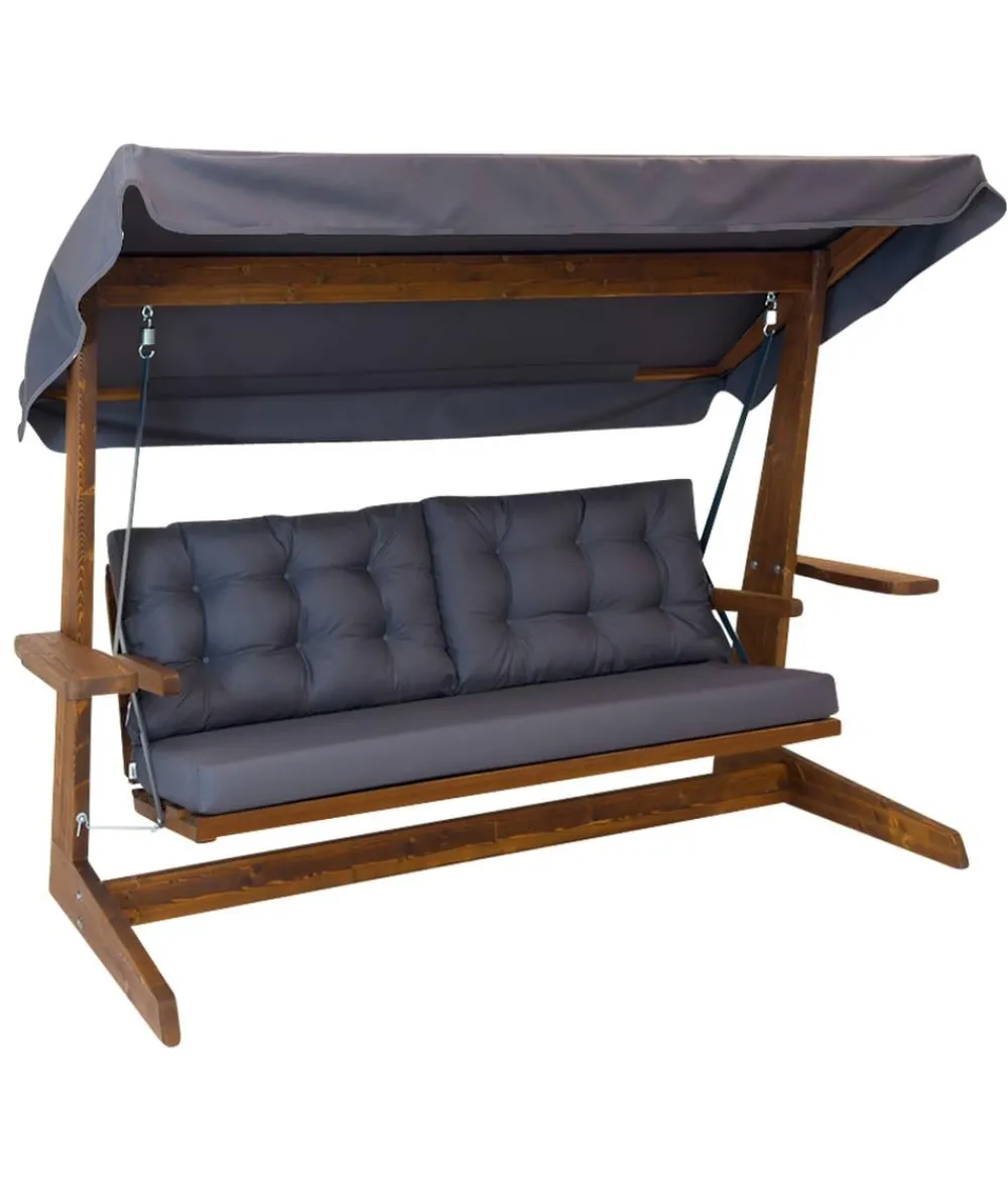 Westmann Loungemöbel|Hollywoodschaukeln - Hollwoodschaukel Viva 2400, ca. B237/H175/T115 cm Anthrazit