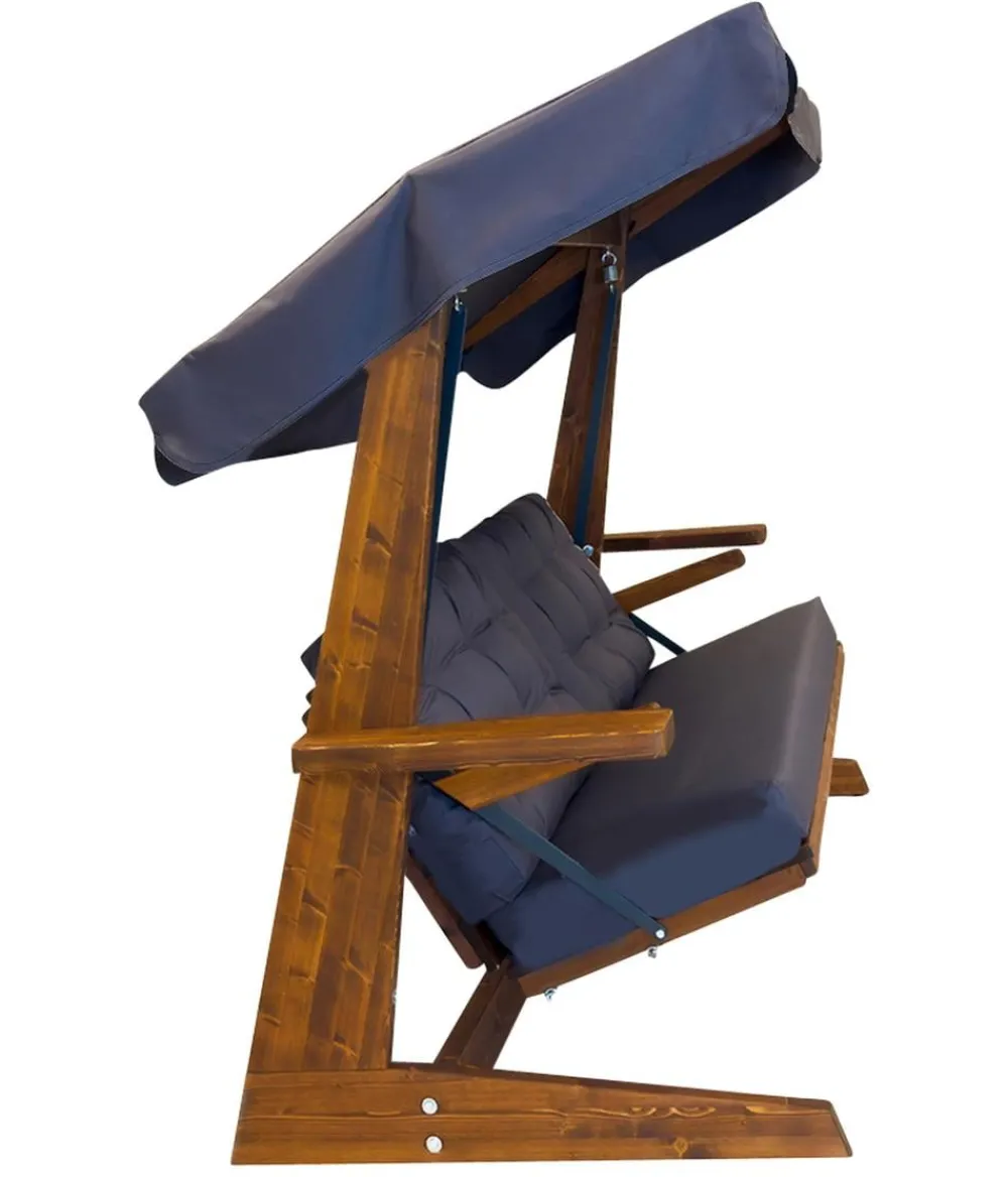 Westmann Loungemöbel|Hollywoodschaukeln - Hollwoodschaukel Viva 2400, ca. B237/H175/T115 cm Anthrazit