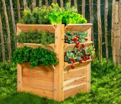 Westmann Hochbeete & Frühbeete - Holz-Hochbeet Premium Natur