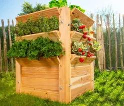 Westmann Hochbeete & Frühbeete - Holz-Hochbeet Premium Natur