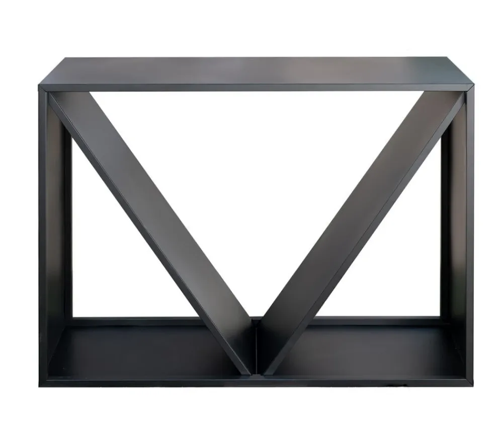Westmann Kaminholzregal Schwarz New