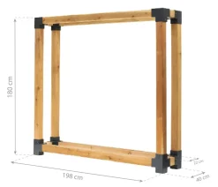 Westmann Kaminholzregal Michel Natur Clearance