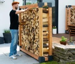 Westmann Kaminholzregal Michel Natur Clearance