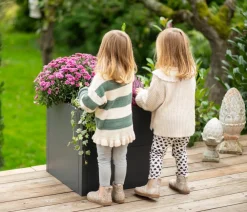 Westmann Pflanzkübel & Blumenkästen - Metall-Pflanzkasten Talus, Anthrazit