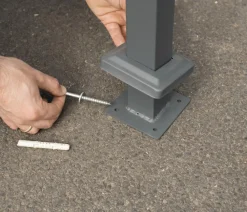 Westmann Mülltonnenboxen > Mülltonnenverkleidung Planum 5er Box, ca. B410/H120/T90 cm