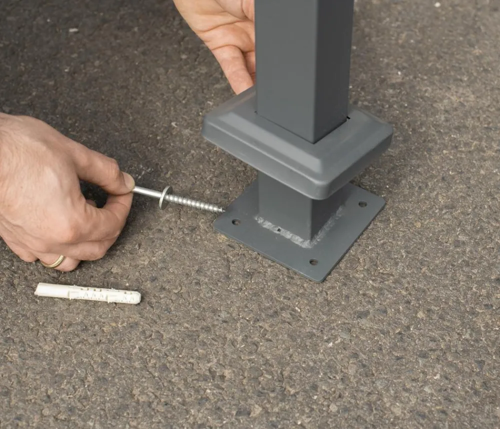 Westmann Mülltonnenboxen > Mülltonnenverkleidung Planum 5er Box, ca. B410/H120/T90 cm