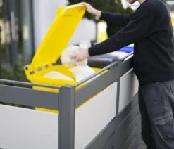 Westmann Mülltonnenboxen > Mülltonnenverkleidung Planum 5er Box, ca. B410/H120/T90 cm