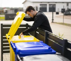 Westmann Mülltonnenboxen > Mülltonnenverkleidung Planum 5er Box, ca. B410/H120/T90 cm