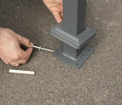 Westmann Mülltonnenboxen > Mülltonnenverkleidung Planum 4er Box, ca. B330/H150/T90 cm