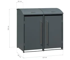 Westmann Aufbewahrungsboxen|Mülltonnenboxen > Mülltonnenverkleidung Moderna