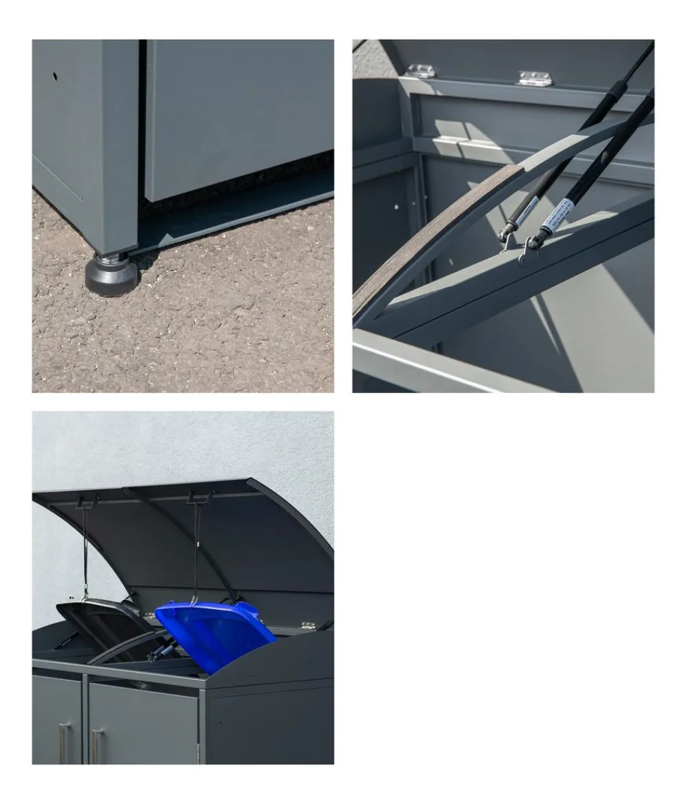 Westmann Aufbewahrungsboxen|Mülltonnenboxen > Mülltonnenverkleidung Moderna