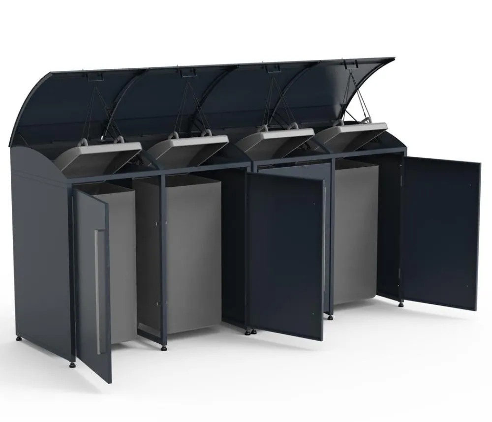 Westmann Aufbewahrungsboxen|Mülltonnenboxen > Mülltonnenverkleidung Moderna