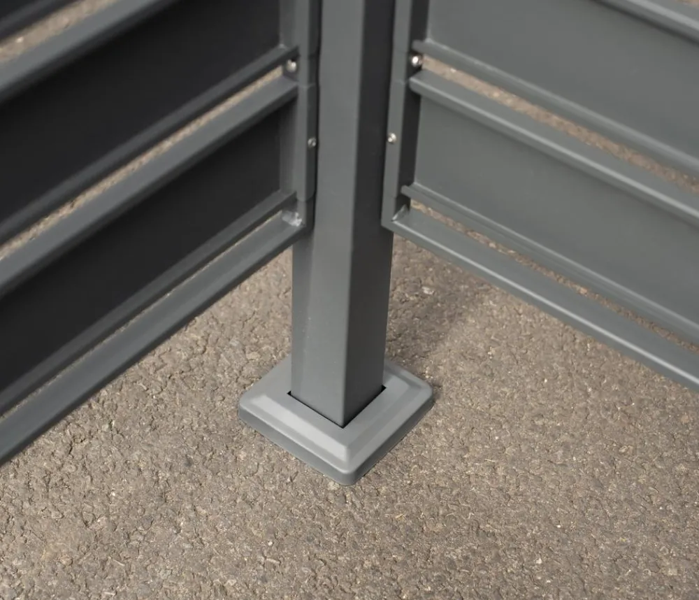 Westmann Mülltonnenboxen > Mülltonnenverkleidung Planum 3er Box, ca. B250/H150/T90 cm