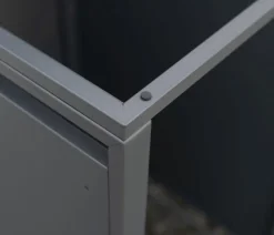 Westmann Mülltonnenverkleidung Kubus 4er Box, ca. B264/H116/T80 cm Anthrazit New