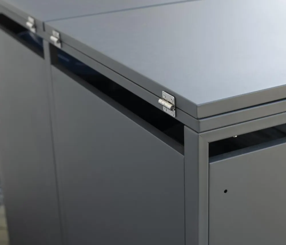 Westmann Mülltonnenboxen > Mülltonnenverkleidung Planum 2er Box, ca. B170/H120/T90 cm