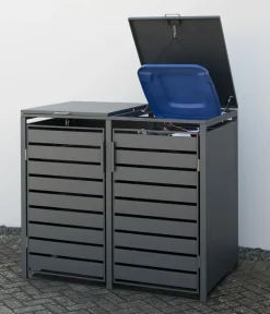 Westmann Mülltonnenboxen > Mülltonnenverkleidung Planum 2er Box, ca. B170/H120/T90 cm