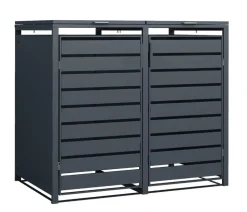 Westmann Mülltonnenboxen > Mülltonnenverkleidung Planum 2er Box, ca. B170/H120/T90 cm
