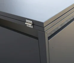 Westmann Mülltonnenverkleidung Kubus 5er Box, ca. B332/H116/T80 cm Anthrazit