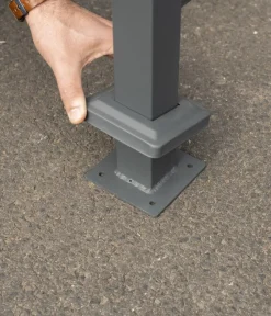 Westmann Mülltonnenverkleidung Planum 3er Box, ca. B250/H120/T90 cm Natur Sale