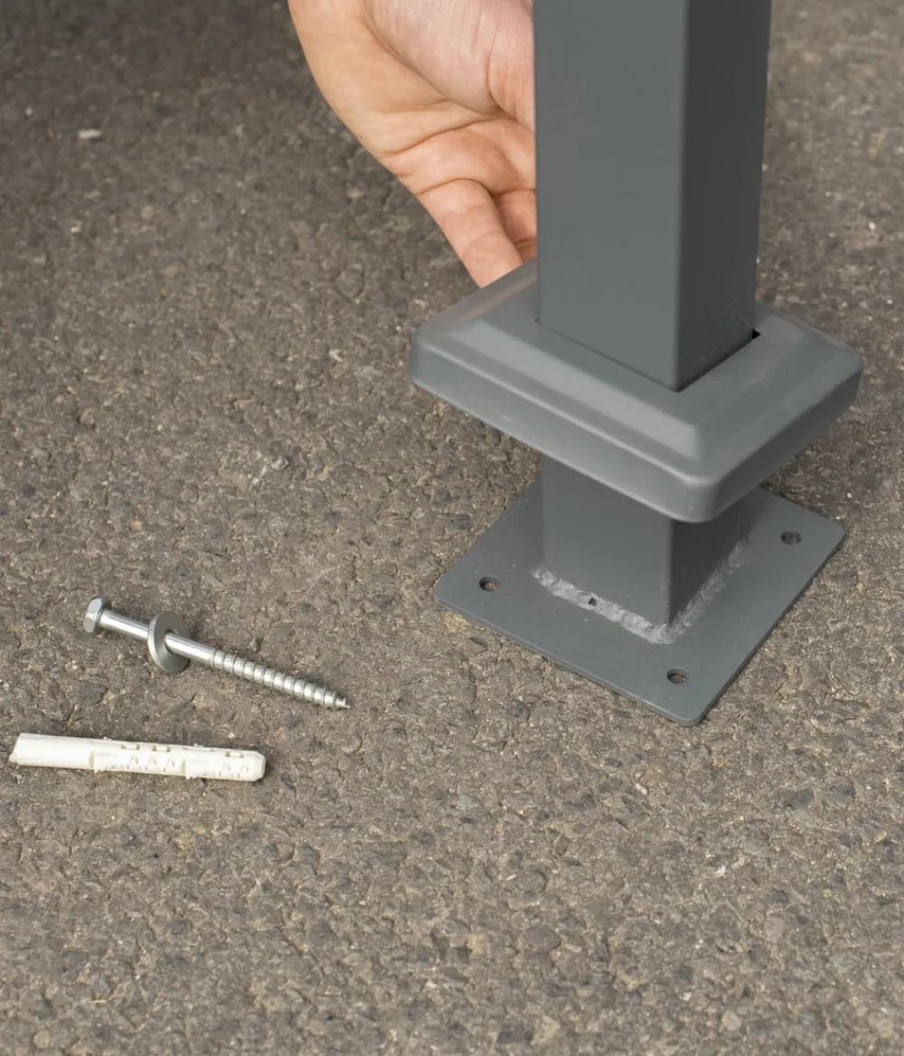 Westmann Mülltonnenverkleidung Planum 3er Box, ca. B250/H120/T90 cm Natur Sale