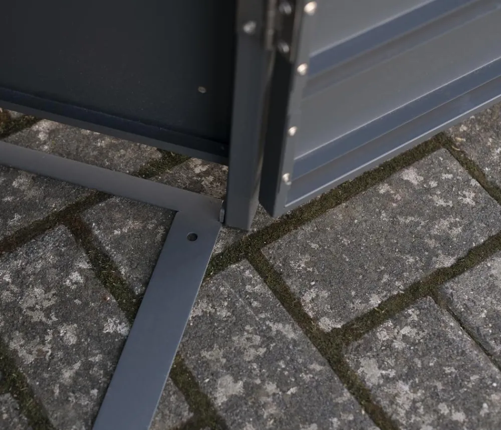 Westmann Mülltonnenverkleidung Kubus 1er Box, ca. B68/H116/T80 cm Anthrazit